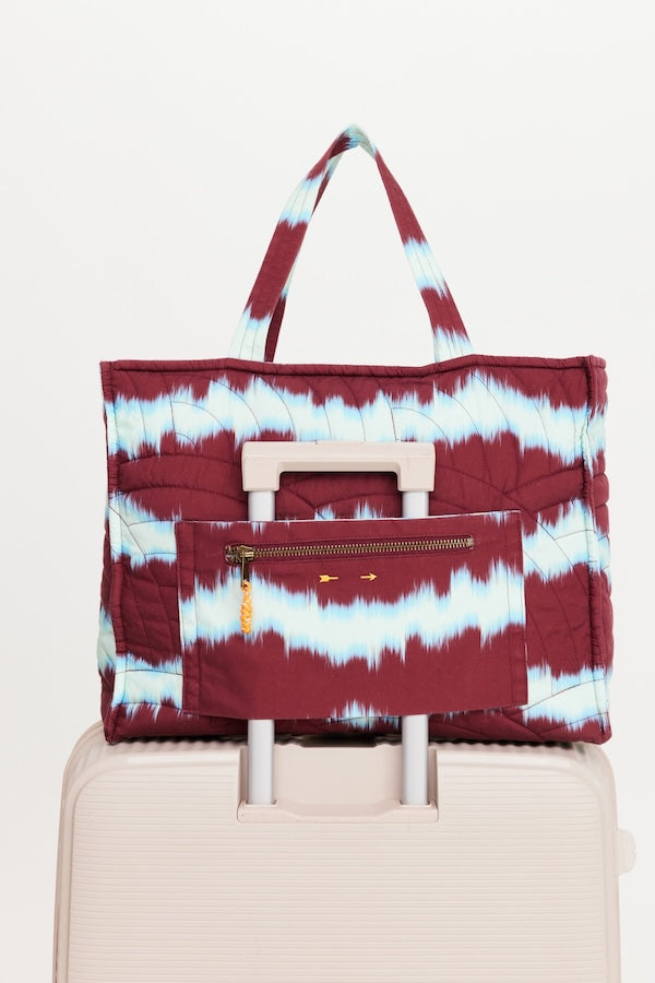 RIO QUILTED TOTE BAG - TIE DYE