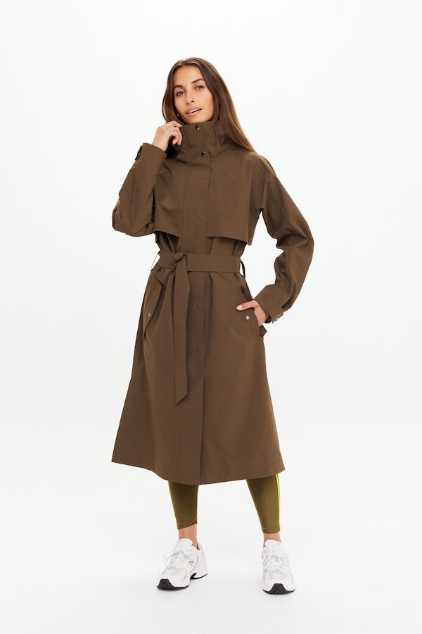JAMES HOODED TRENCH COAT