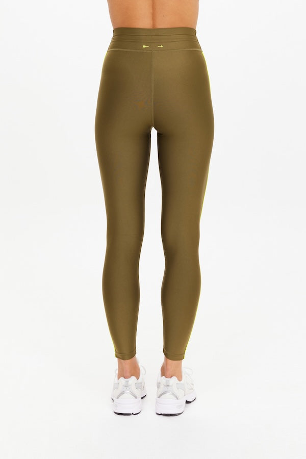 OXFORD 25IN MIDI PANT - OLIVE