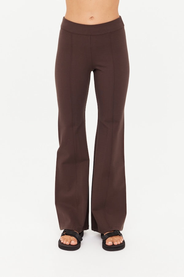 JOYELA FLARE PANT - COCOA