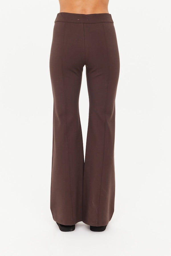 JOYELA FLARE PANT - COCOA