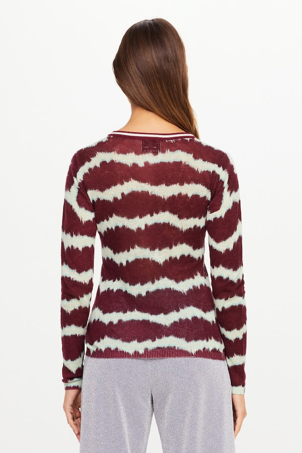 RIO ELI LONG SLEEVE KNIT - TYE DYE