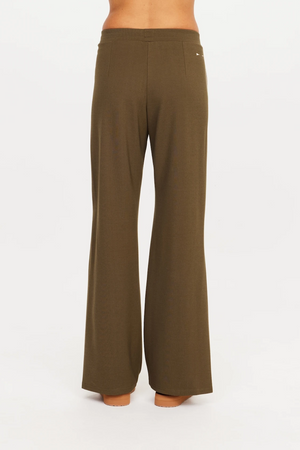 PETRA FLARE PANT - OLIVE