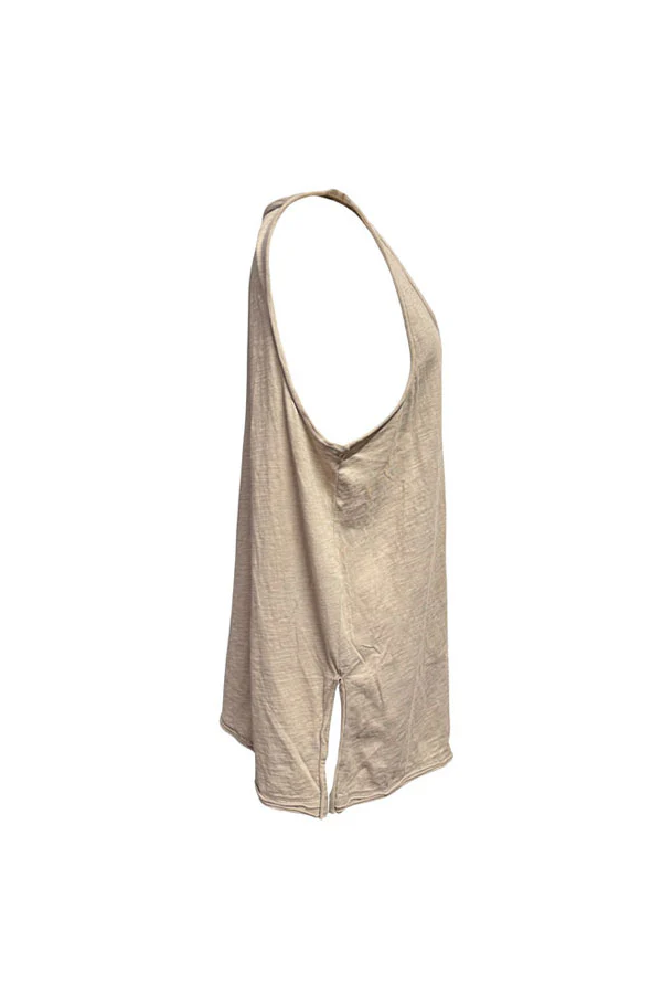 ZAGORA TANK TOP - STONE