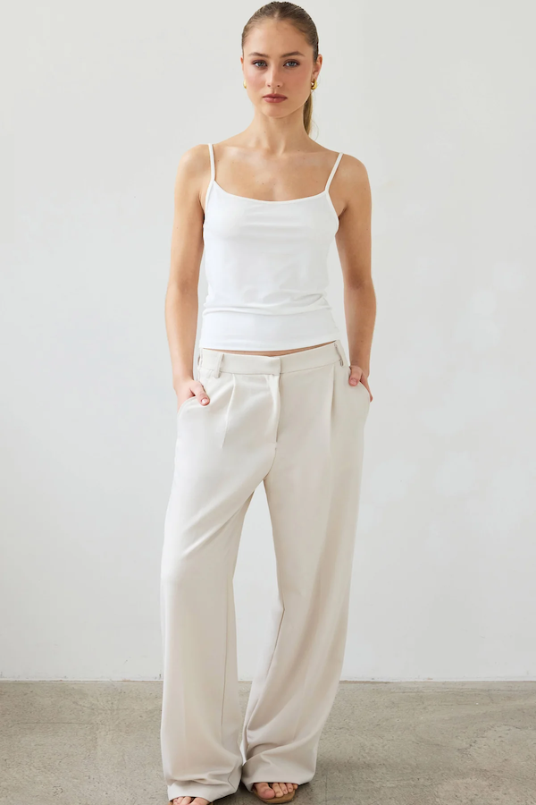 NELLY TROUSER - SAND