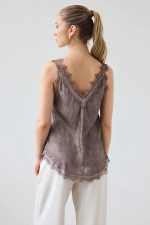 SOLANGE CAMISOLE - ESPRESSO