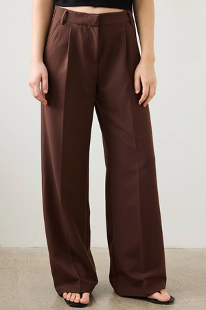 NELLY TROUSER - TOBACCO