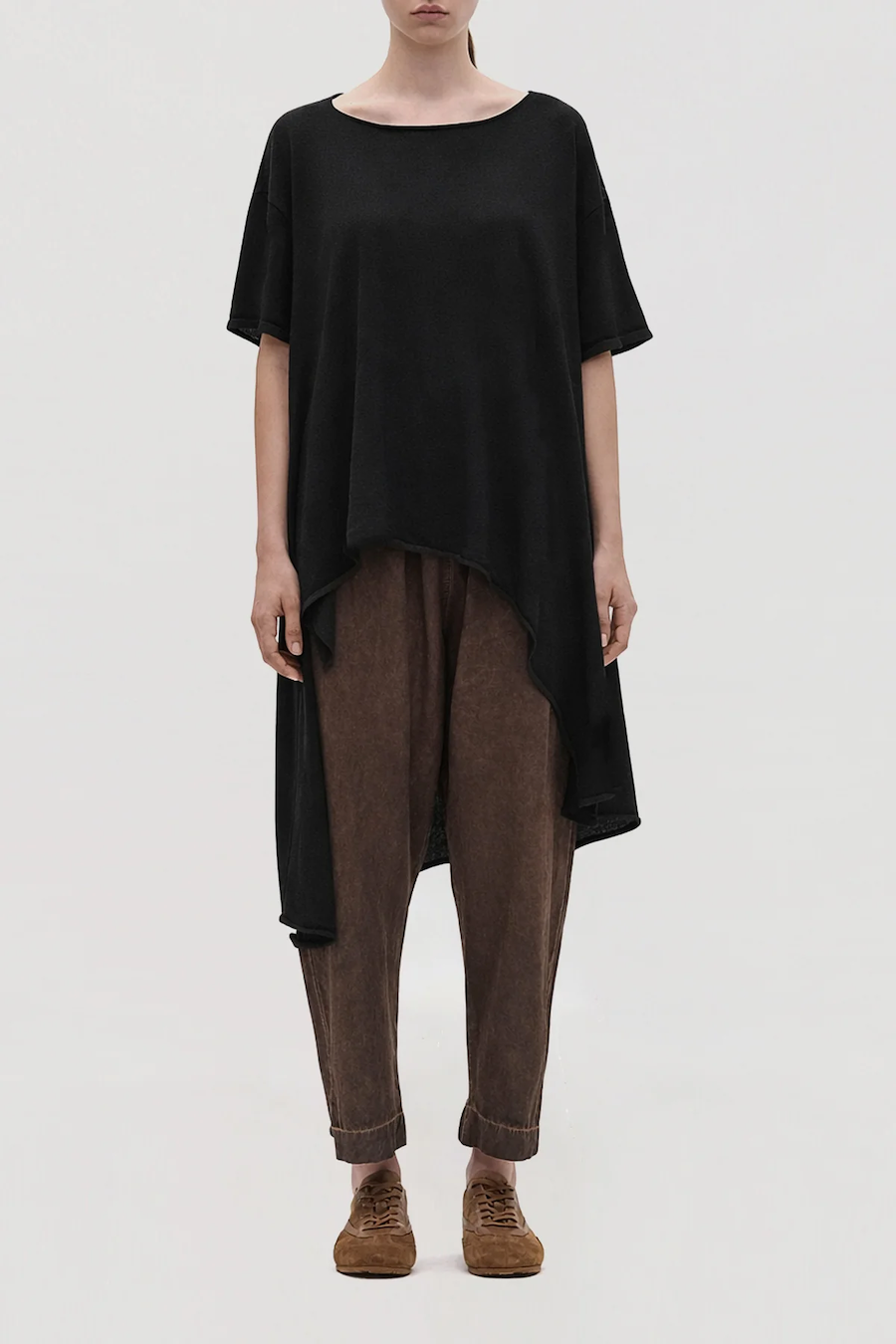 TIC KNITTED TOP - BLACK