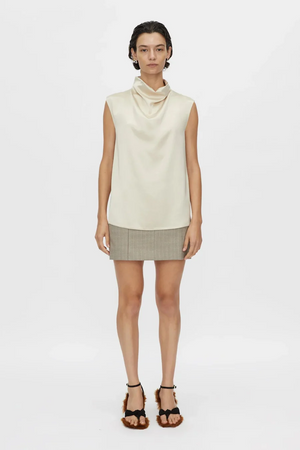 AVIANA SHELL TOP - CREAM