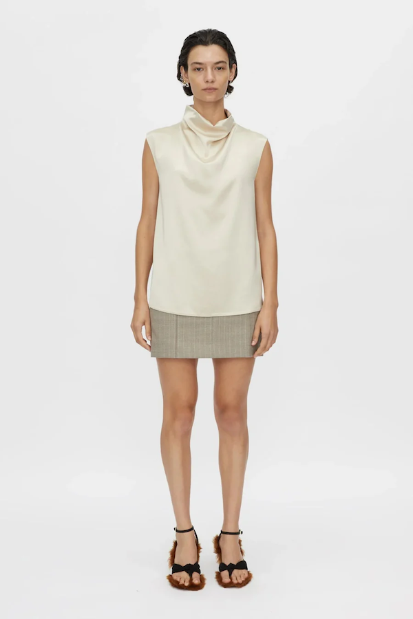 AVIANA SHELL TOP - CREAM