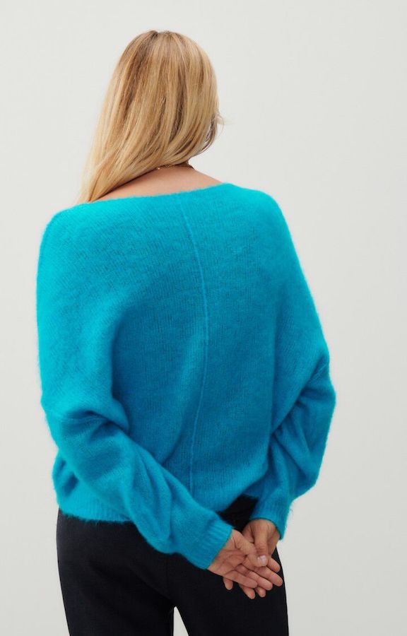 YANBAY PULLOVER - CURACAO MELANGE