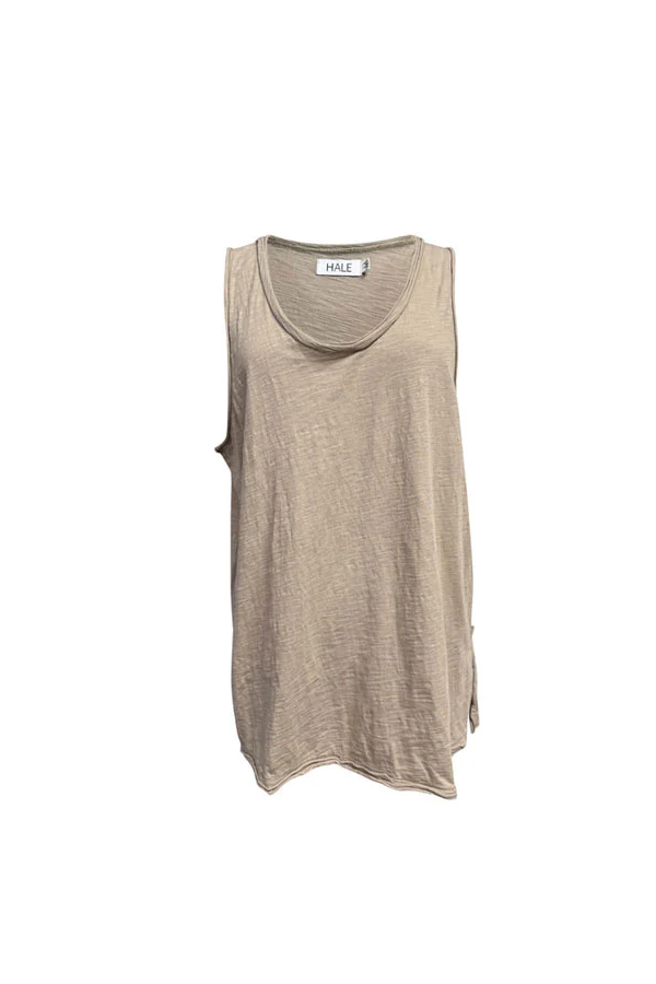ZAGORA TANK TOP - STONE