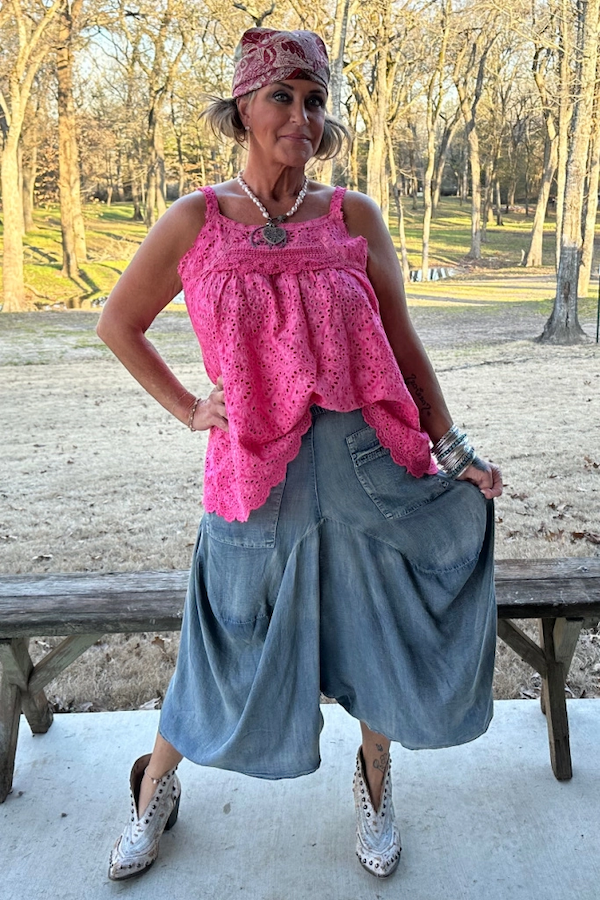 EYE SEE YOU TANK - MAGENTA