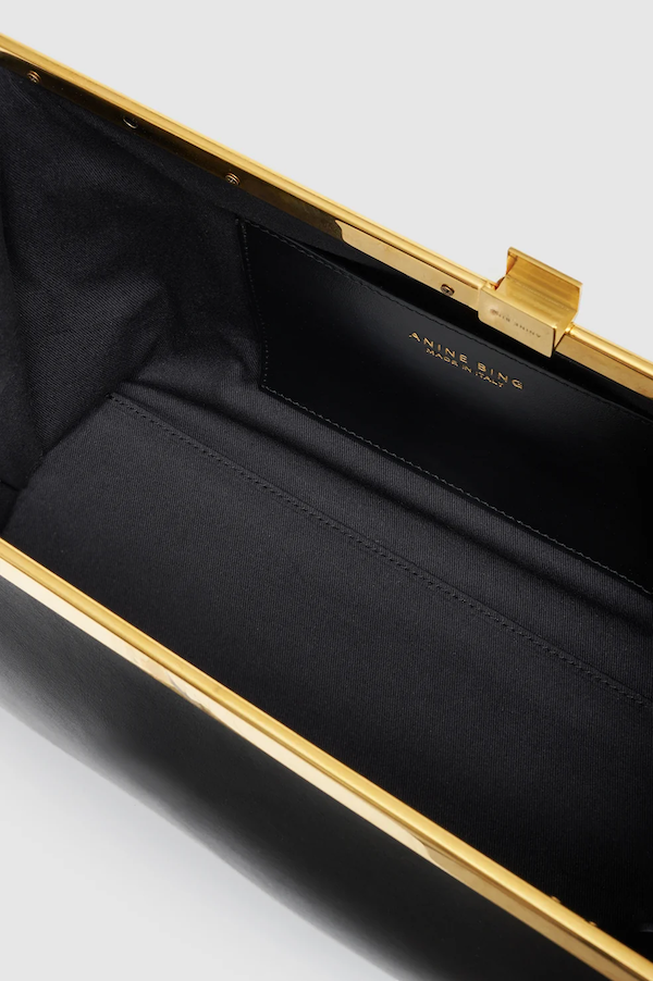 ANINE BING CLUTCH - Black