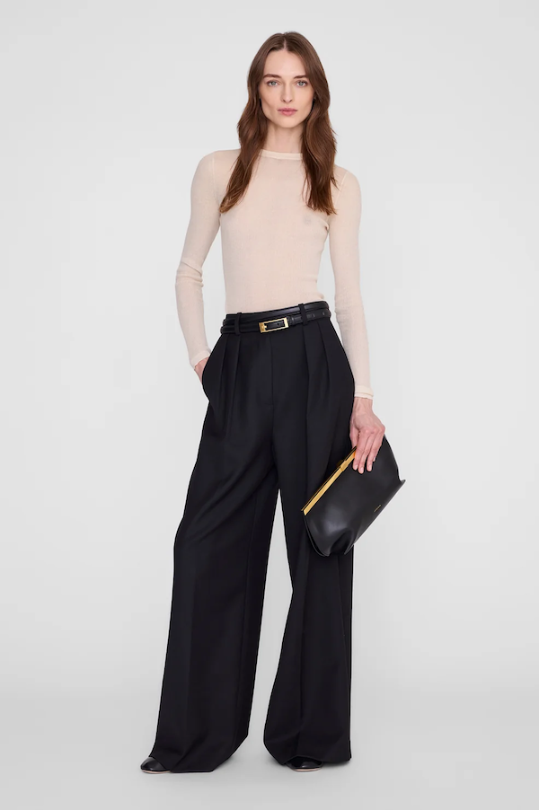 ANINE BING CLUTCH - Black