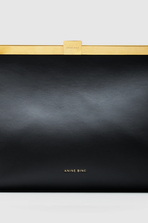 ANINE BING CLUTCH - Black
