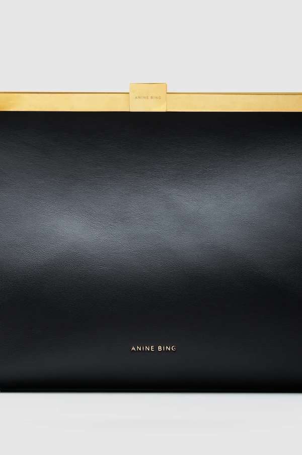ANINE BING CLUTCH - Black