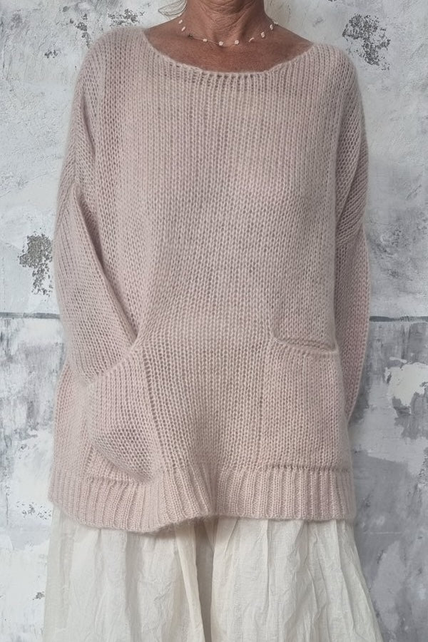 PULLOVER ABELLIAU - ROSE POWDER