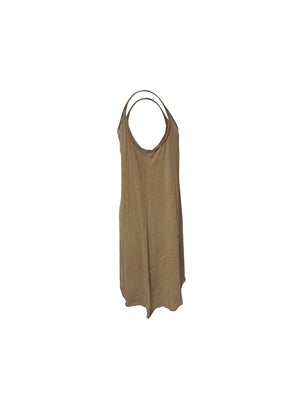 AGRA TANK DRESS TOBACCO