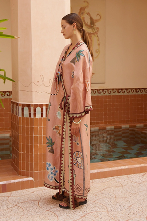 LAURENCE WRAP MIDI DRESS