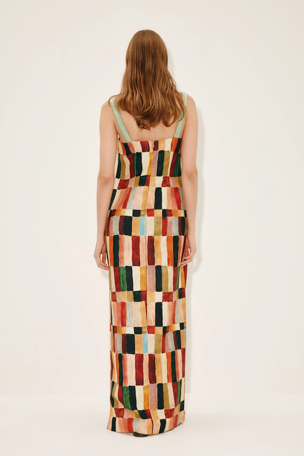 almais marjorelle embellished linen-silk midi dress Obsessed with this special dress from @alemais.official The Marjorelle Midi Dress is crated from a linen silk blend and features beautiful artisanal embellished straps. If you have a special event coming
