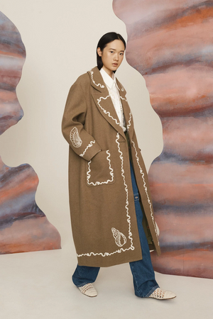 SAMMY EMBROIDERED COAT