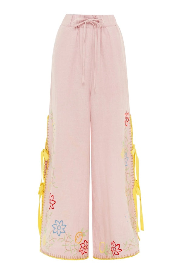 OLIVIA EMBROIDERED PANT