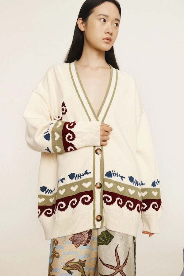 BATH HOUSE KNIT CARDIGAN