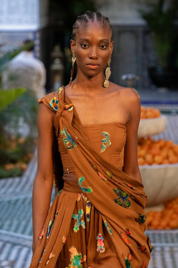 LE JARDIN HAMMERED CHARM EARRINGS