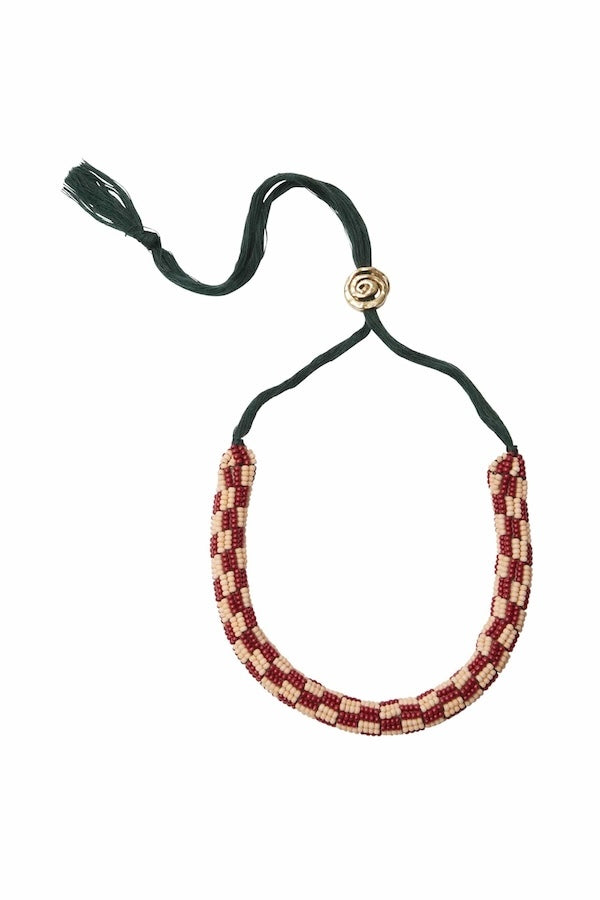 LE JARDIN BUNCH BEAD NECKLACE CLAY