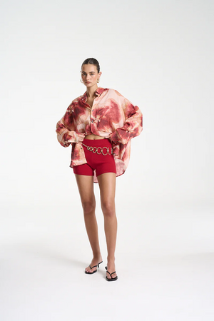 LS OVERSIZED SHIRT - ALOHA