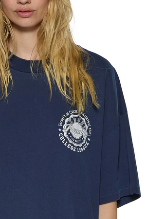 STACKS BOYFRIEND SS TEE - INK BLUE