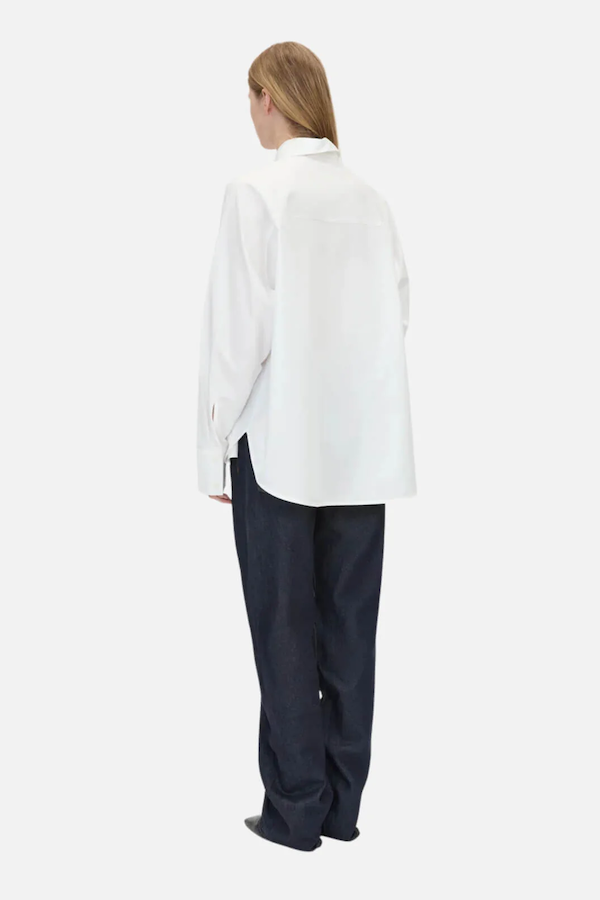 FIORA LONG SLEEVE SHIRT -SOFT WHITE