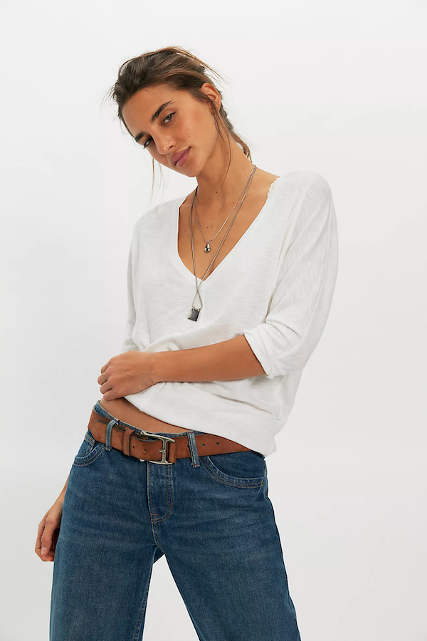 HIGH LINE TEE - IVORY