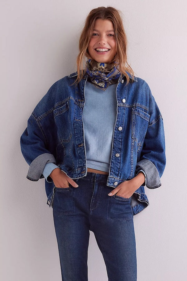 OPAL SWING DENIM JACKET - GOT THE BLUES