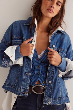 OPAL DENIM JACKET - GOT THE BLUES