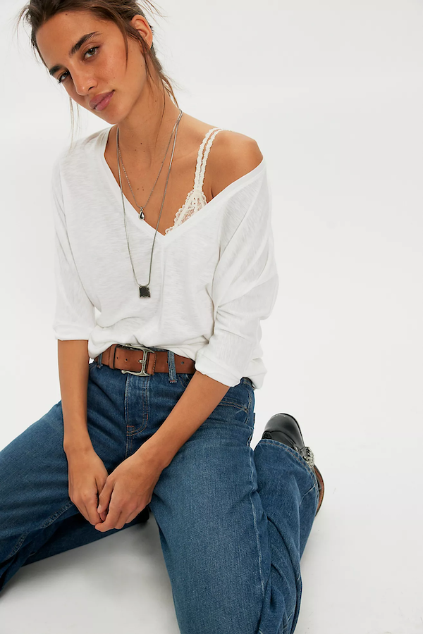 HIGH LINE TEE - IVORY