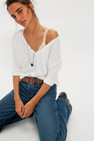 HIGH LINE TEE - IVORY