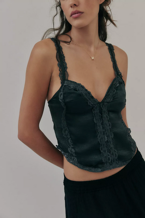 TELL ME MORE CAMI - BLACK