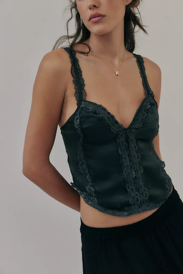 TELL ME MORE CAMI - BLACK