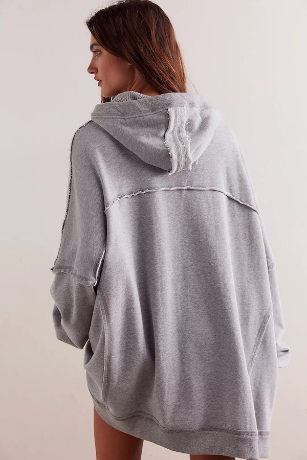 WE HOODIE - HEATHER GREY