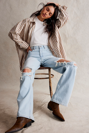 TINSLEY BAGGY HIGH RISE - FREE PEOPLE