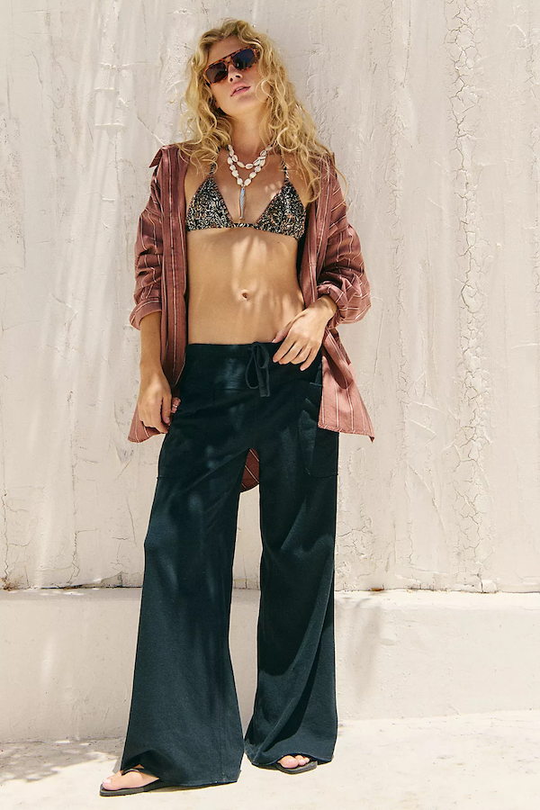 STAYCATION LOUNGE PANT - BLACK