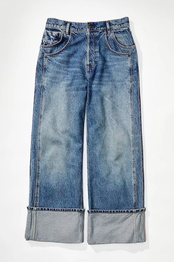 FINAL COUNTDOWN CUFFED MID RISE JEAN