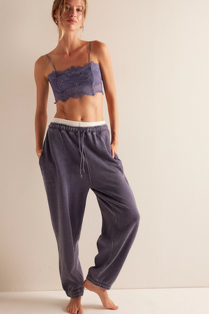 SLOW IT DOWN JOGGER - PEACOAT