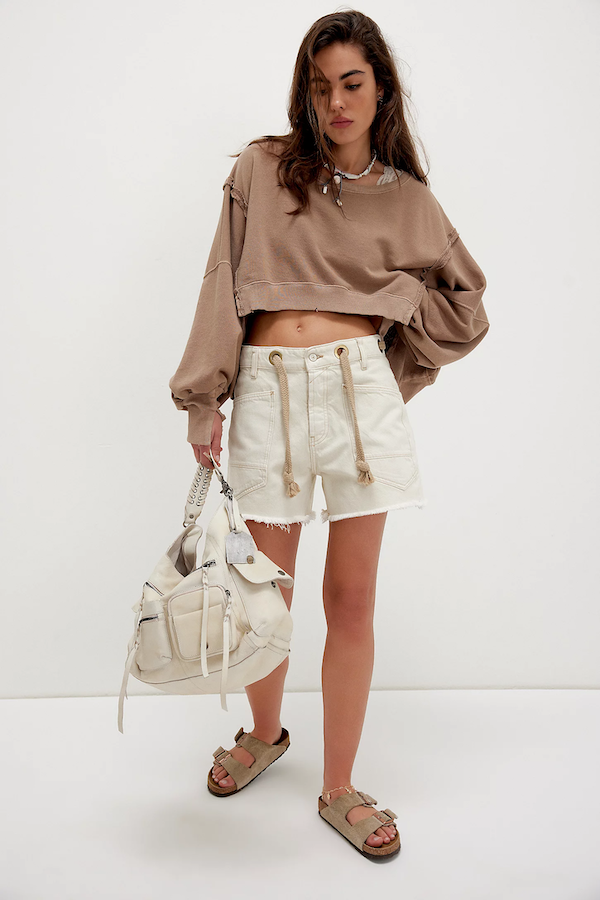 MOXIE SHORTS - IVORY