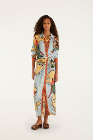 BEACHES PATH MULTICOLOR MAXI DRESS