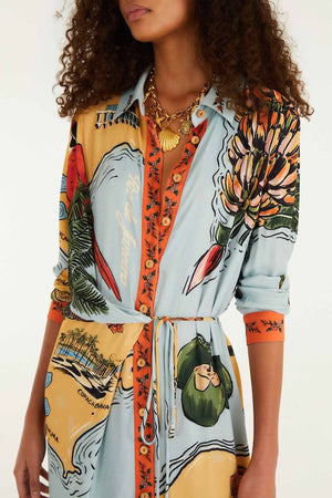BEACHES PATH MULTICOLOR MAXI DRESS