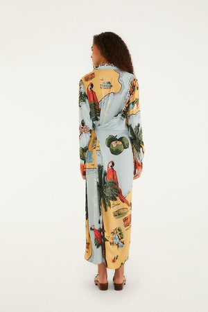 BEACHES PATH MULTICOLOR MAXI DRESS