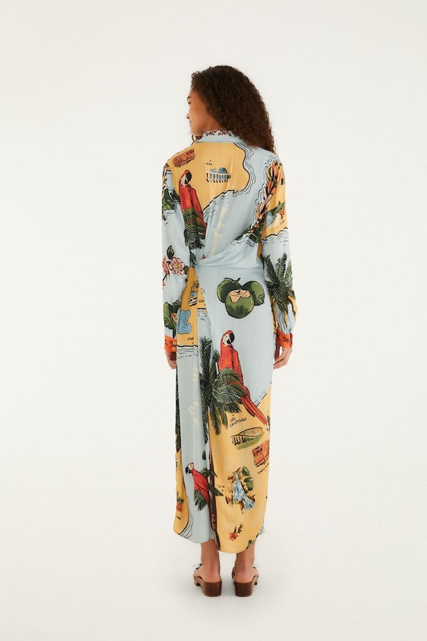 BEACHES PATH MULTICOLOR MAXI DRESS
